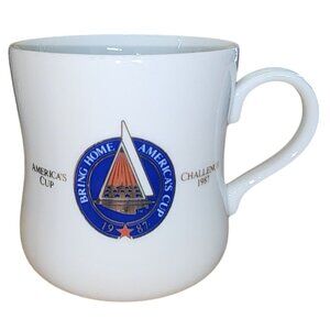 Vintage Taster's Choice Bring Home America's Cup Challenge 1987 Coffee Mug Sail